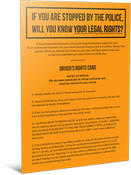Driver’s Rights Card